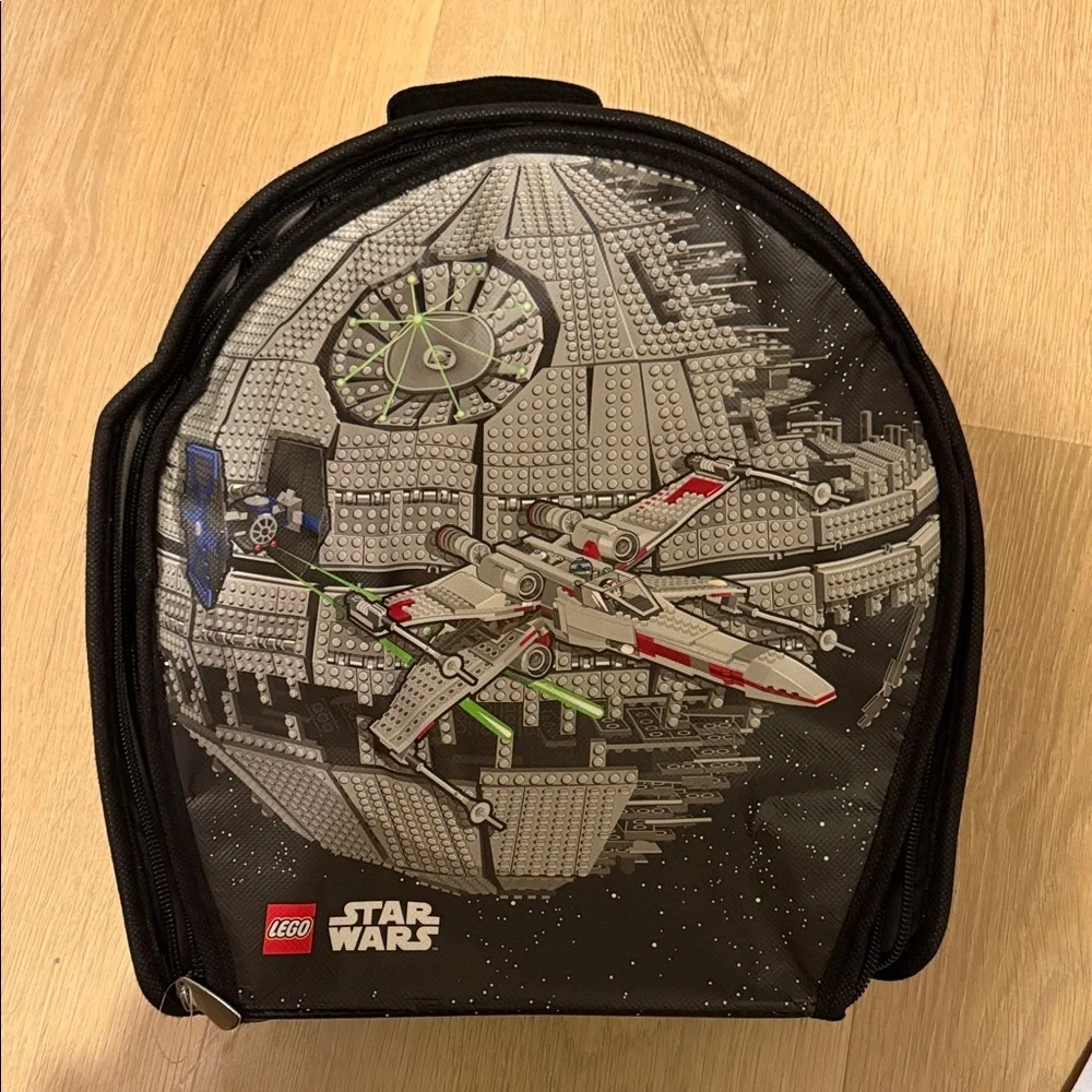 Lego Star Wars zipbin Death Star transforming toy box storage & play set NEW
